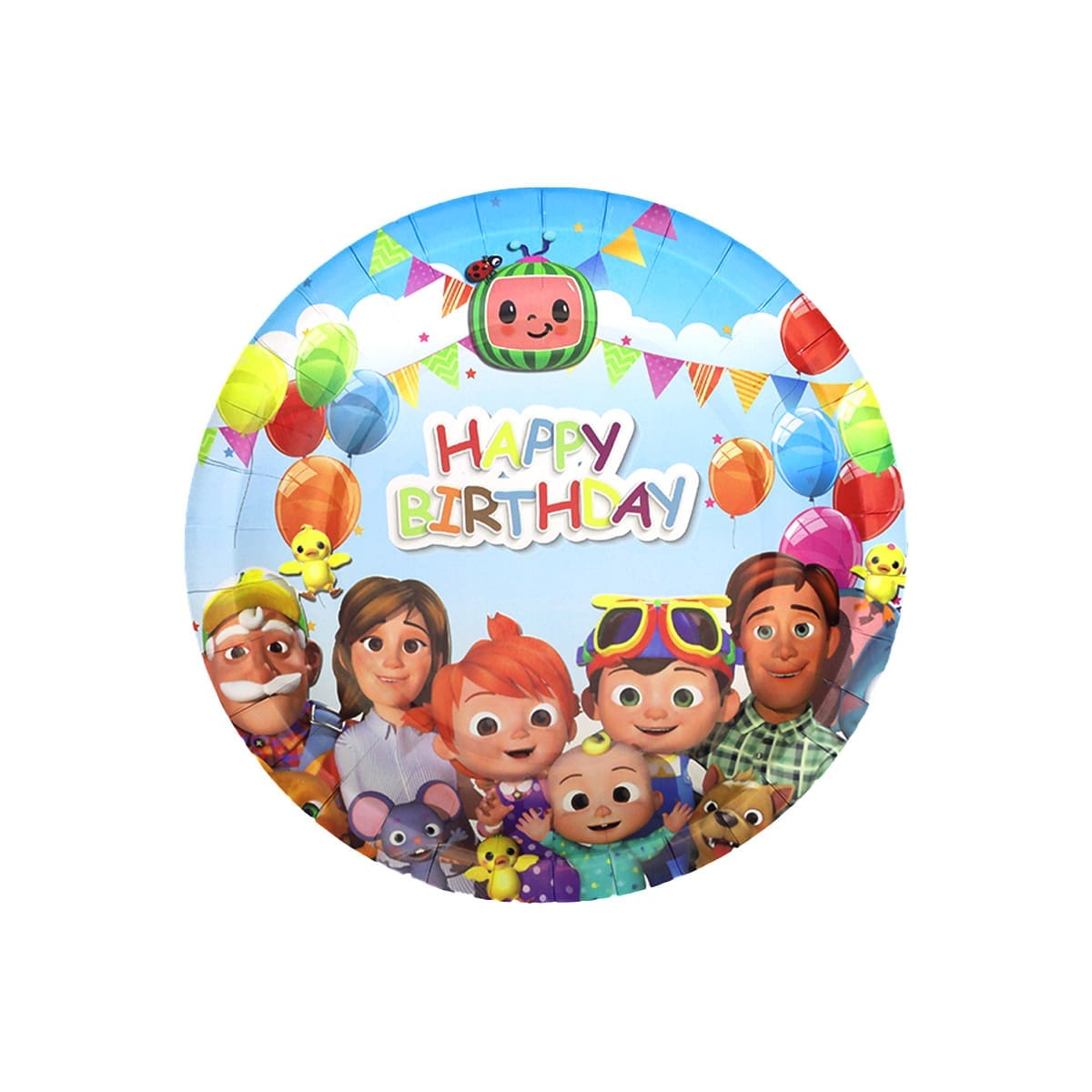 Cocomelon Paper Plates 7in - Party World